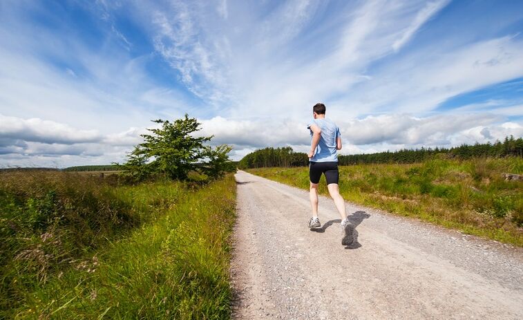 Running is a cardio exercise for weight loss